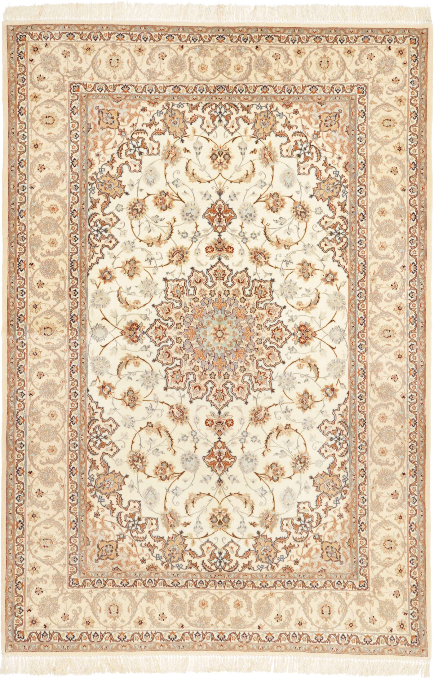 Teppich Isfahan 160x240 cm Orientteppich Iran sehr fein