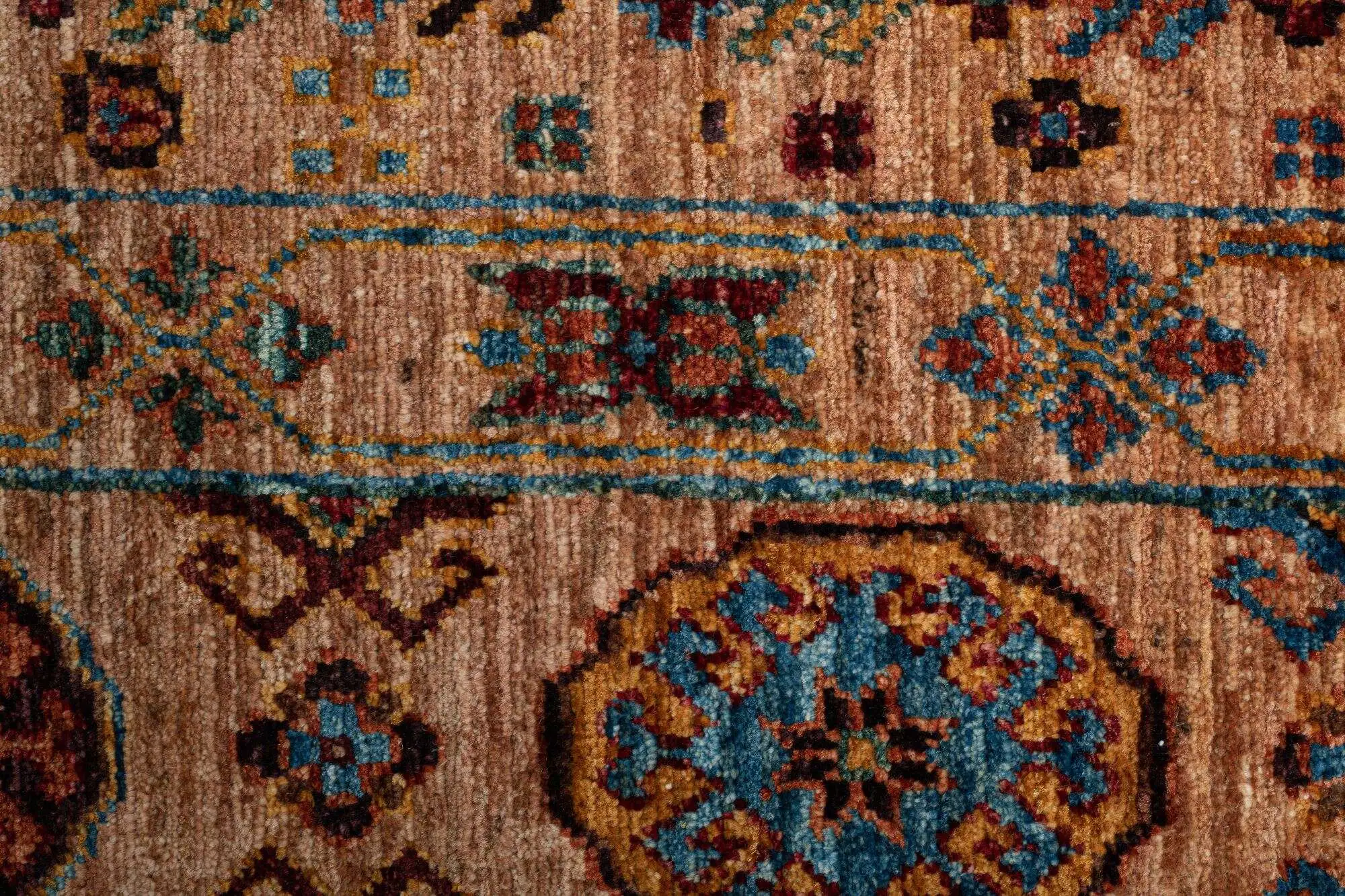 Handgeknüpfter Orientteppich Kandashah 202x300cm beige