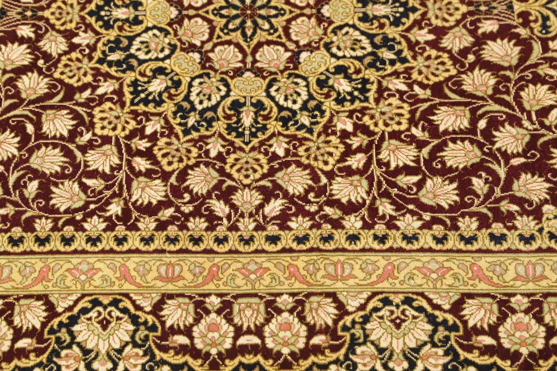 Teppich Ghom Seide ca 080x120 cm Persien Iran