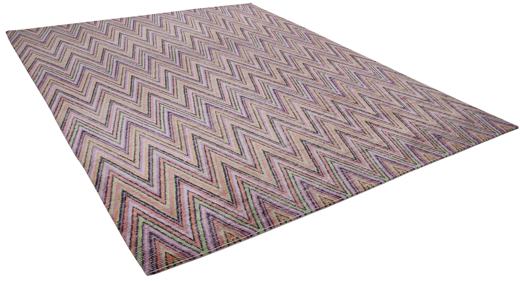 Nepal Teppich Rib Eye Silk 60 Wolle Seide Design Unikat 244x310cm