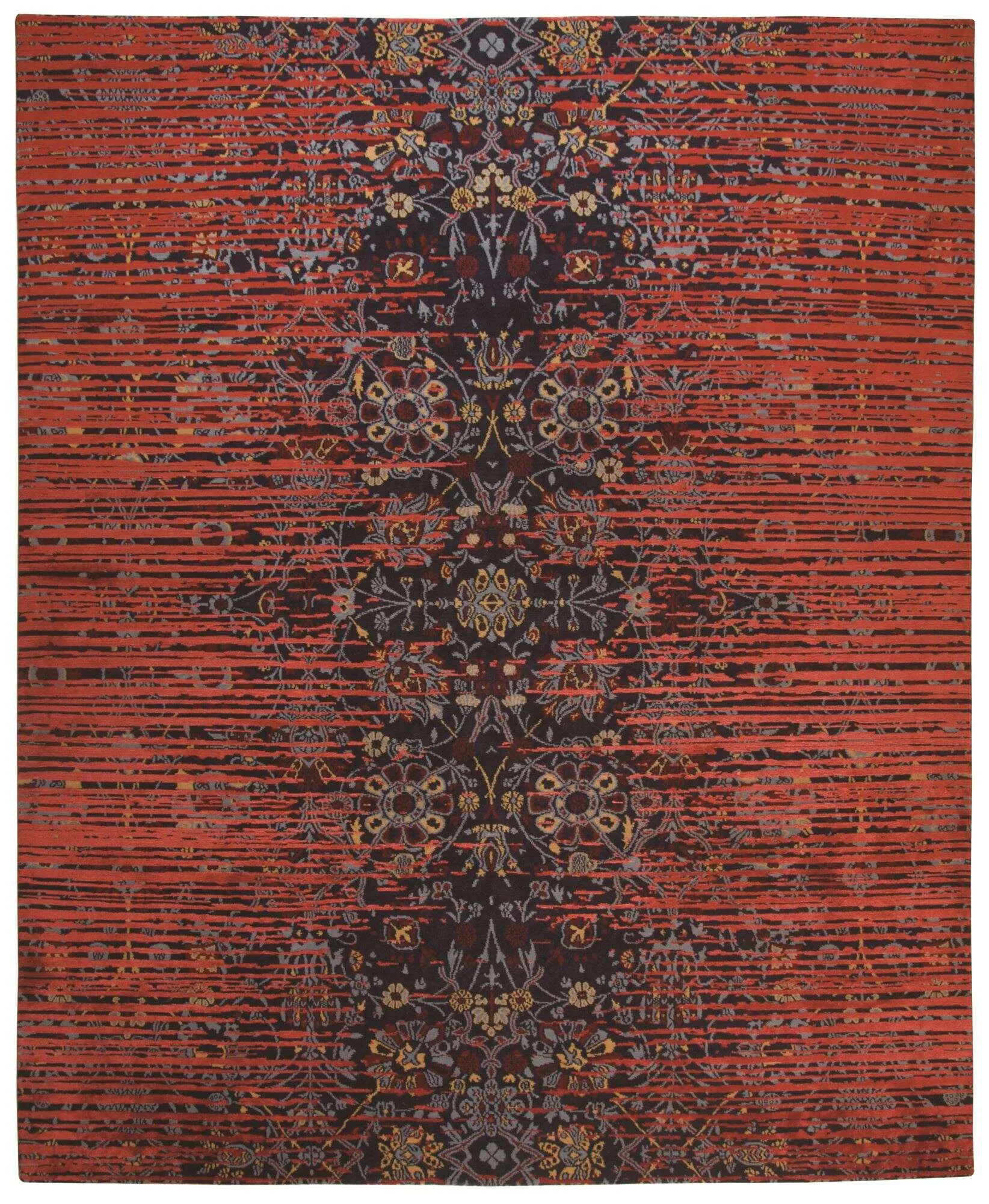 Nepal Teppich Jabu Silk 60 Wolle Seide Design Teppich 250x300cm