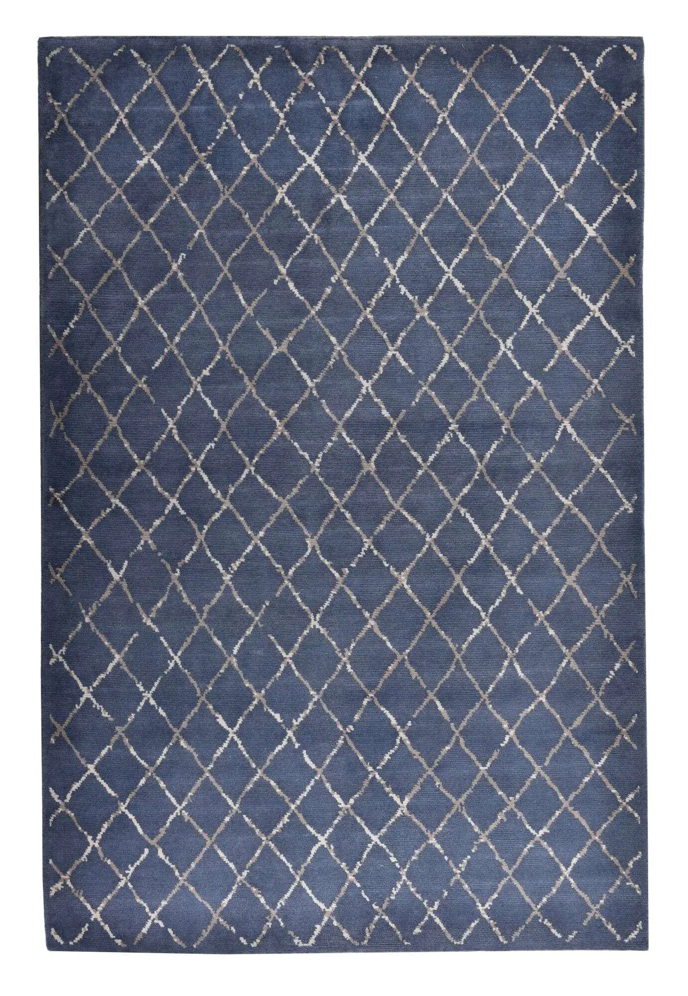 Monsulo Design Nepal Teppich 160x234 cm blau