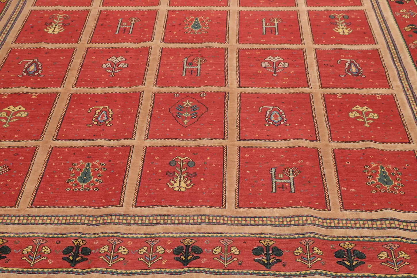 Teppich Nimbaft ca 253x354 cm Handgeknüpft Wolle Persien