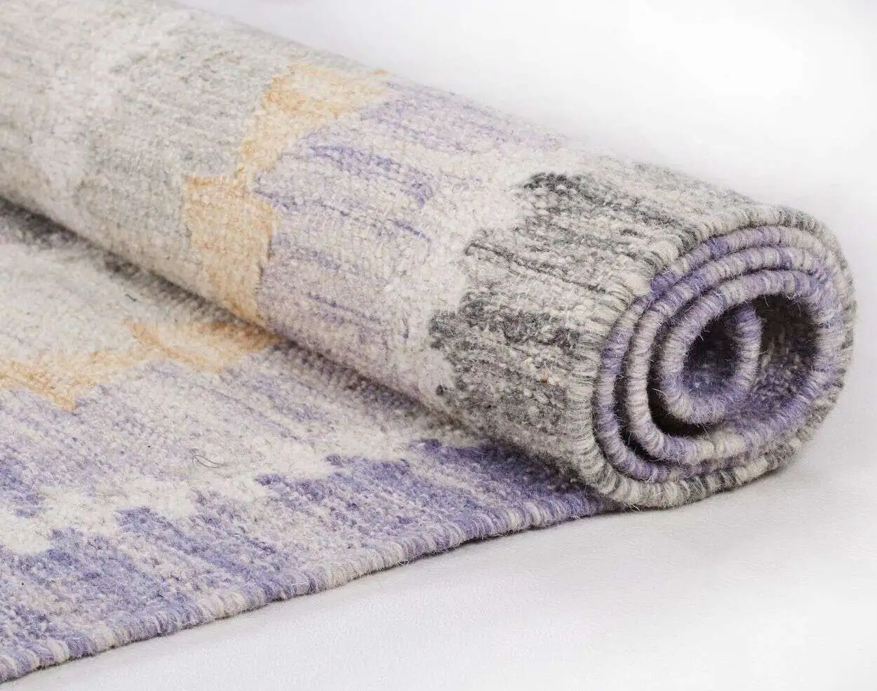 Handgewebter Kelim Teppich Classic Naturteppich aus Wolle