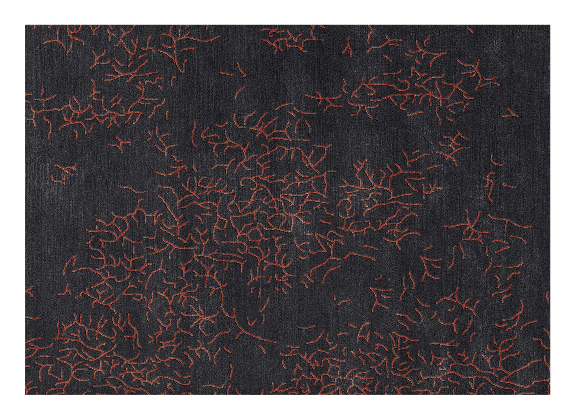 CRUMBLE Design Teppich Kupfer im Wunschmaß