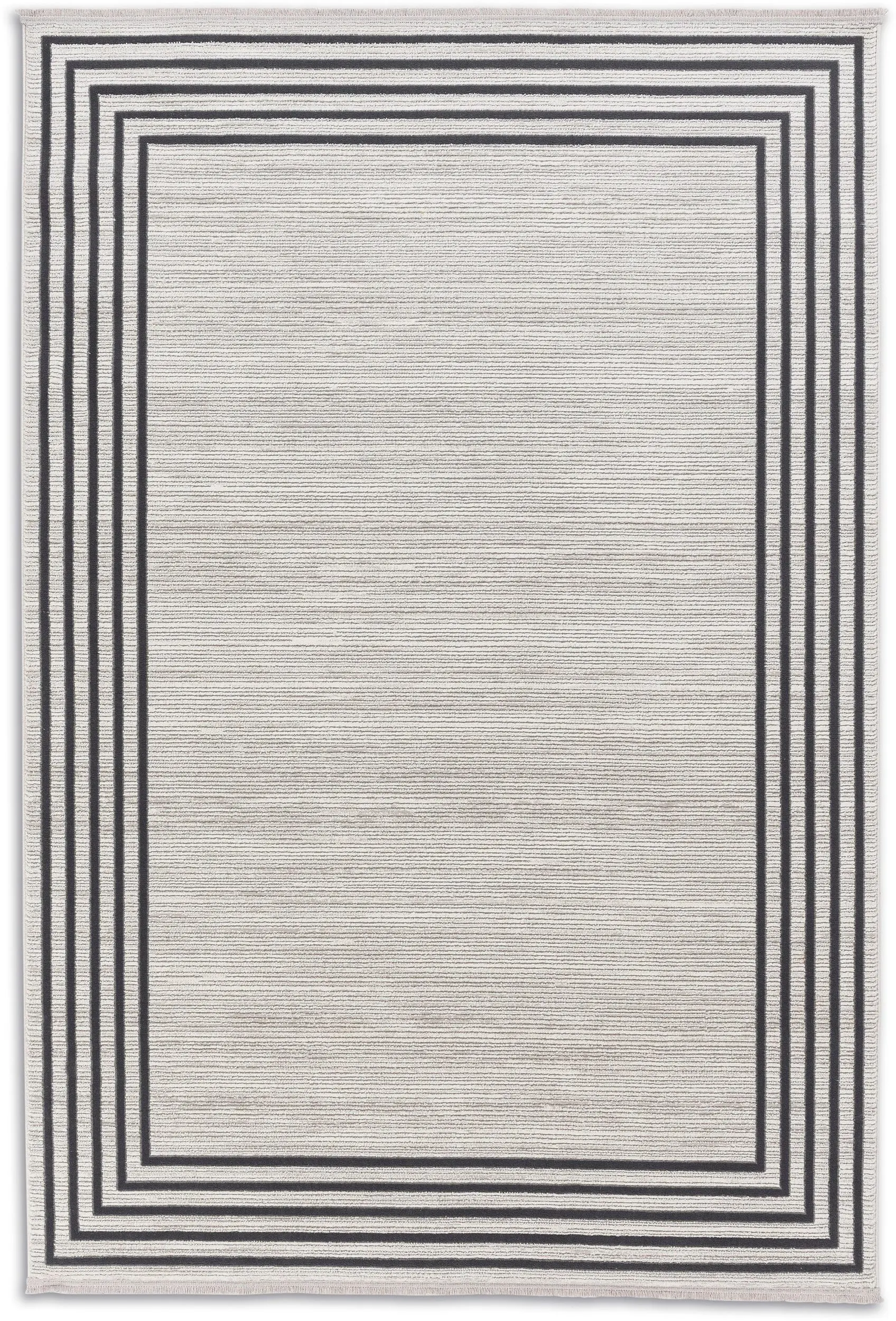 Moderner Teppich Vercelli 6651-232-040 anthrazit