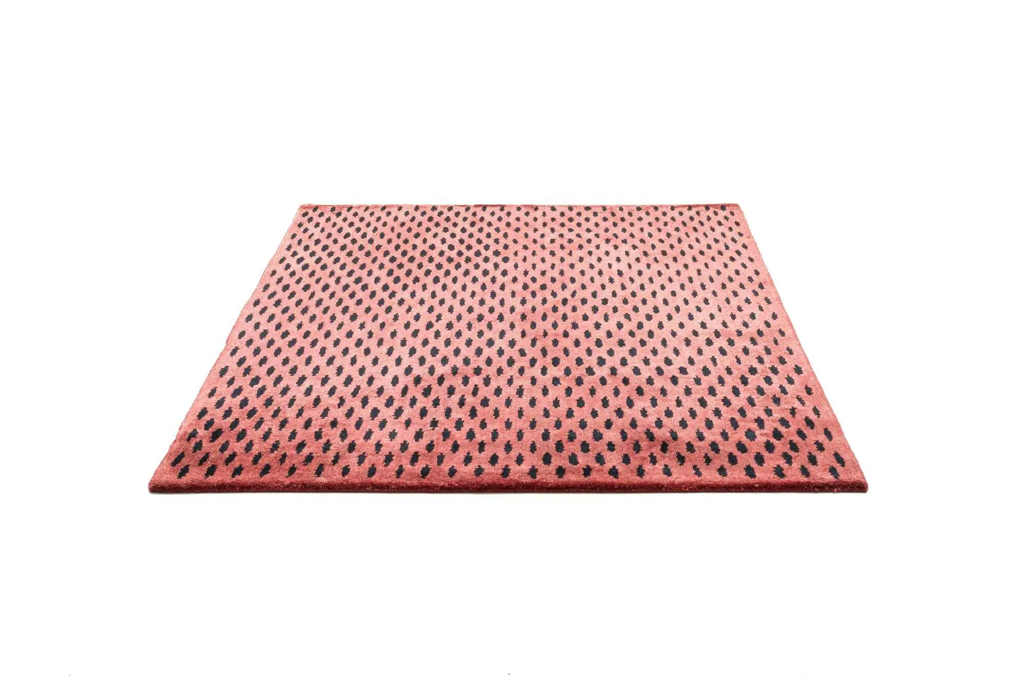 Design Teppich Bali Bamboo Silk 160x230cm Viskose rot