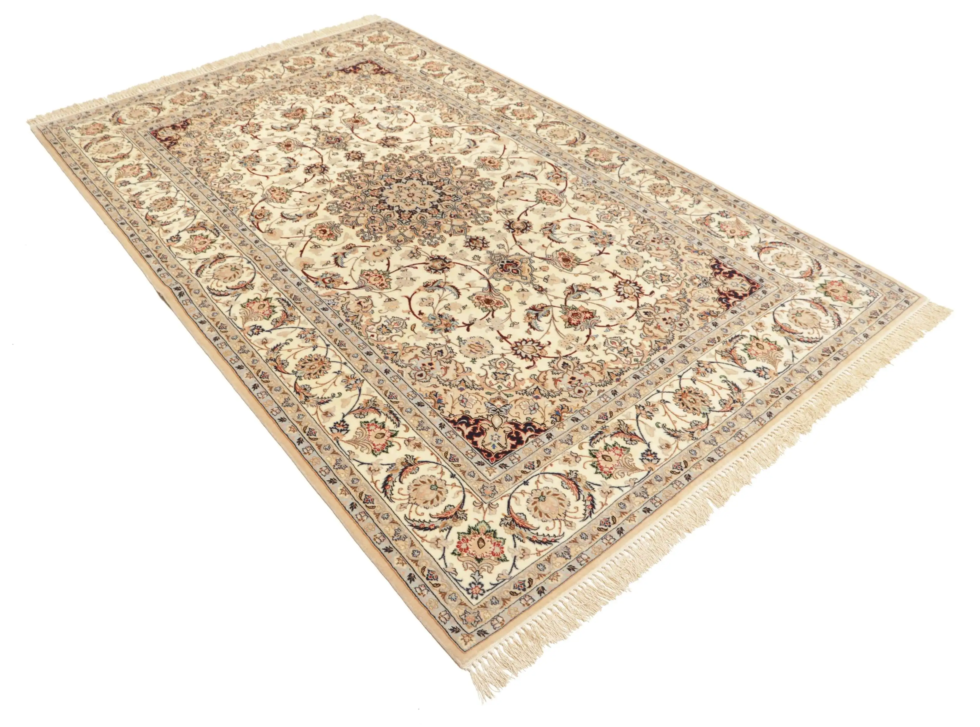 Teppich Isfahan Royal 152x240 cm Orient Teppich Wolle/Seide