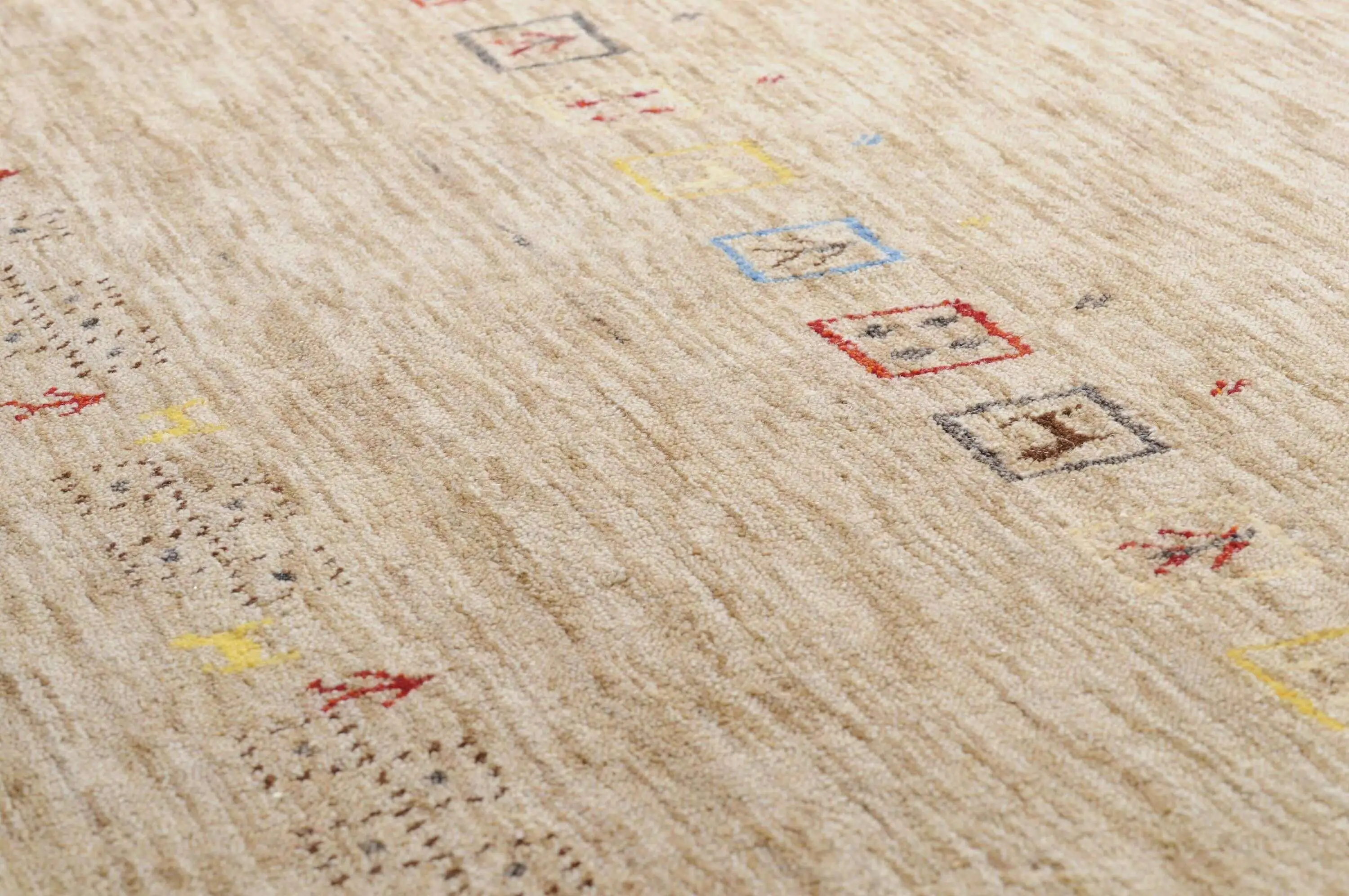 Teppich Lori Dream Gold Handgearbeitet Wolle