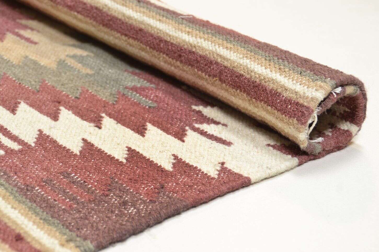 Vintage Kelim Teppich Wollteppich Naturteppich Handgewebt