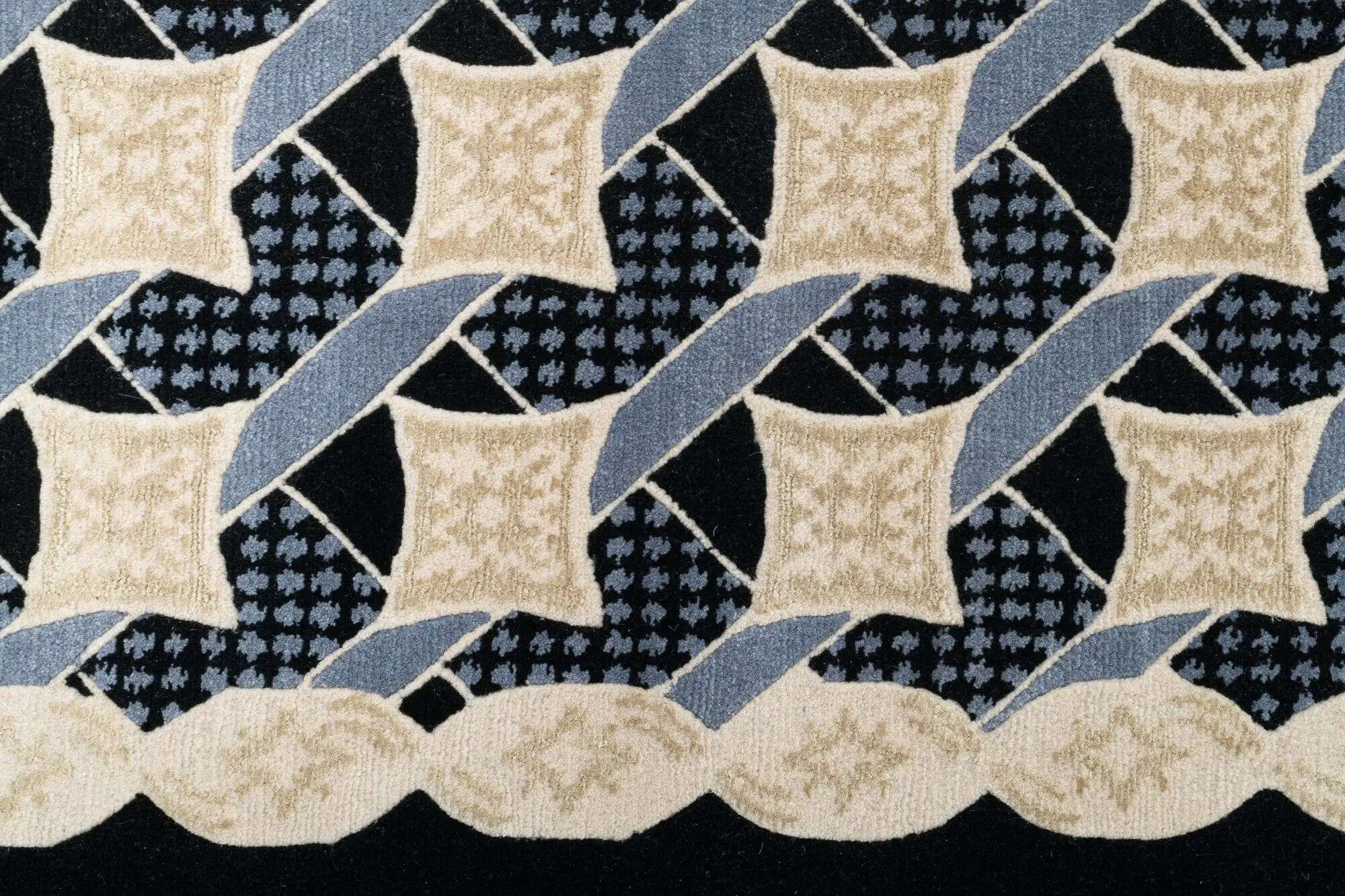Nepal Teppich Jabu Silk 60 Wolle Seide Design Teppich 247x314cm