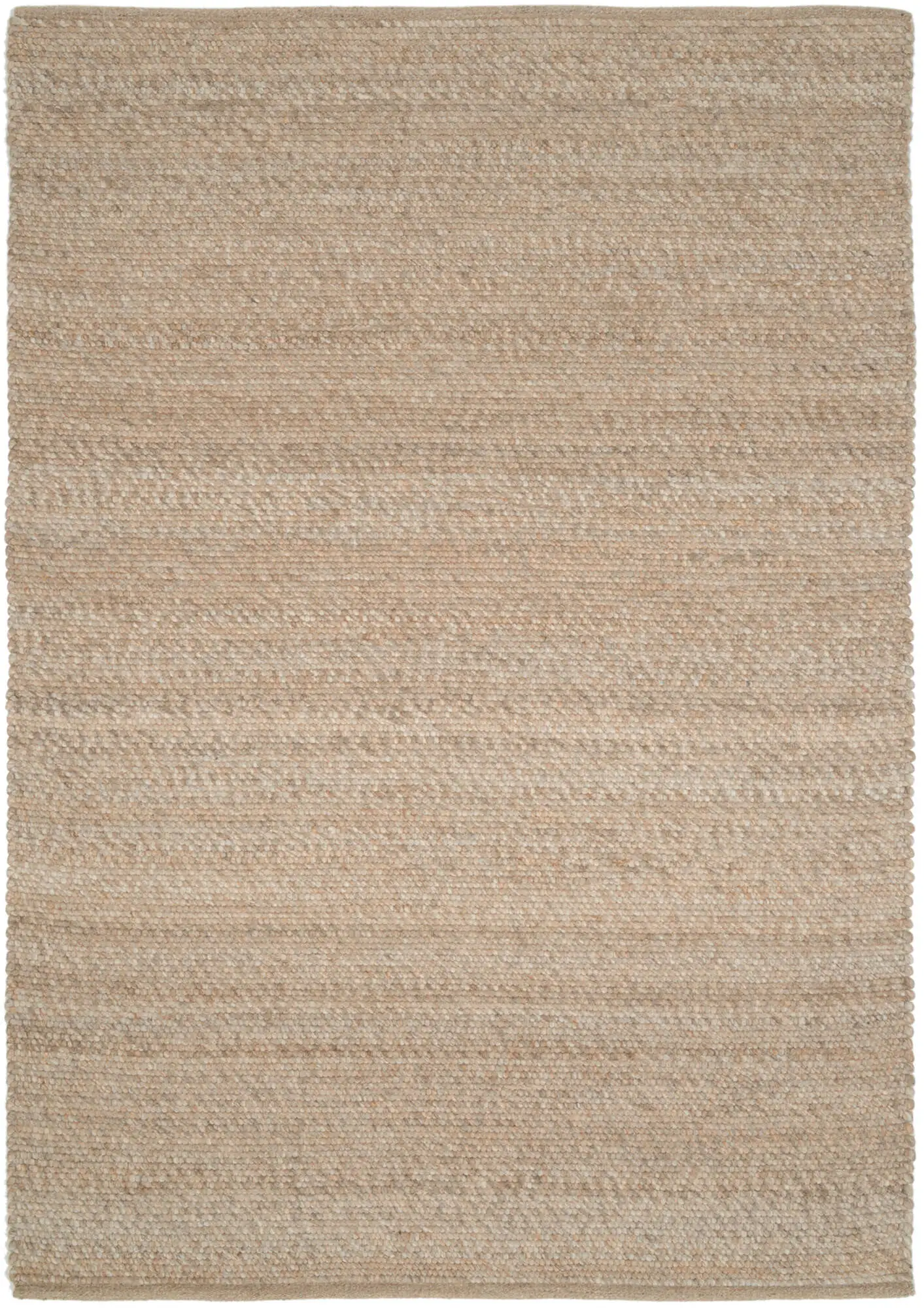 Handweb Teppich Naturteppich "Favorit" Schurwollteppich Gewalkte Wolle