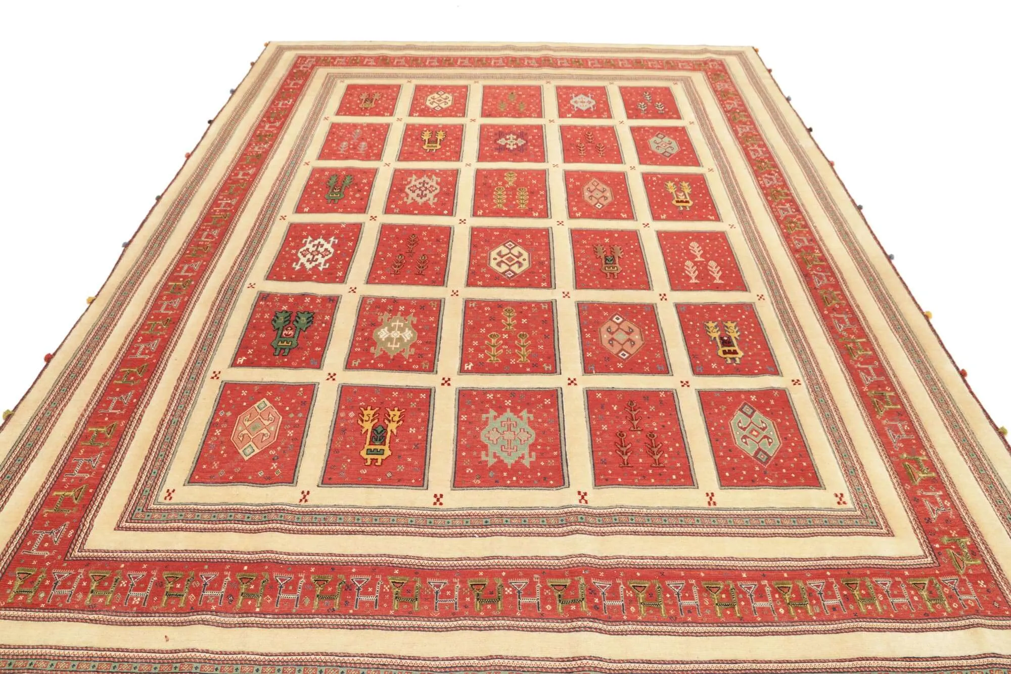 Teppich Nimbaft ca 254x333 cm Handgeknüpft Wolle Persien