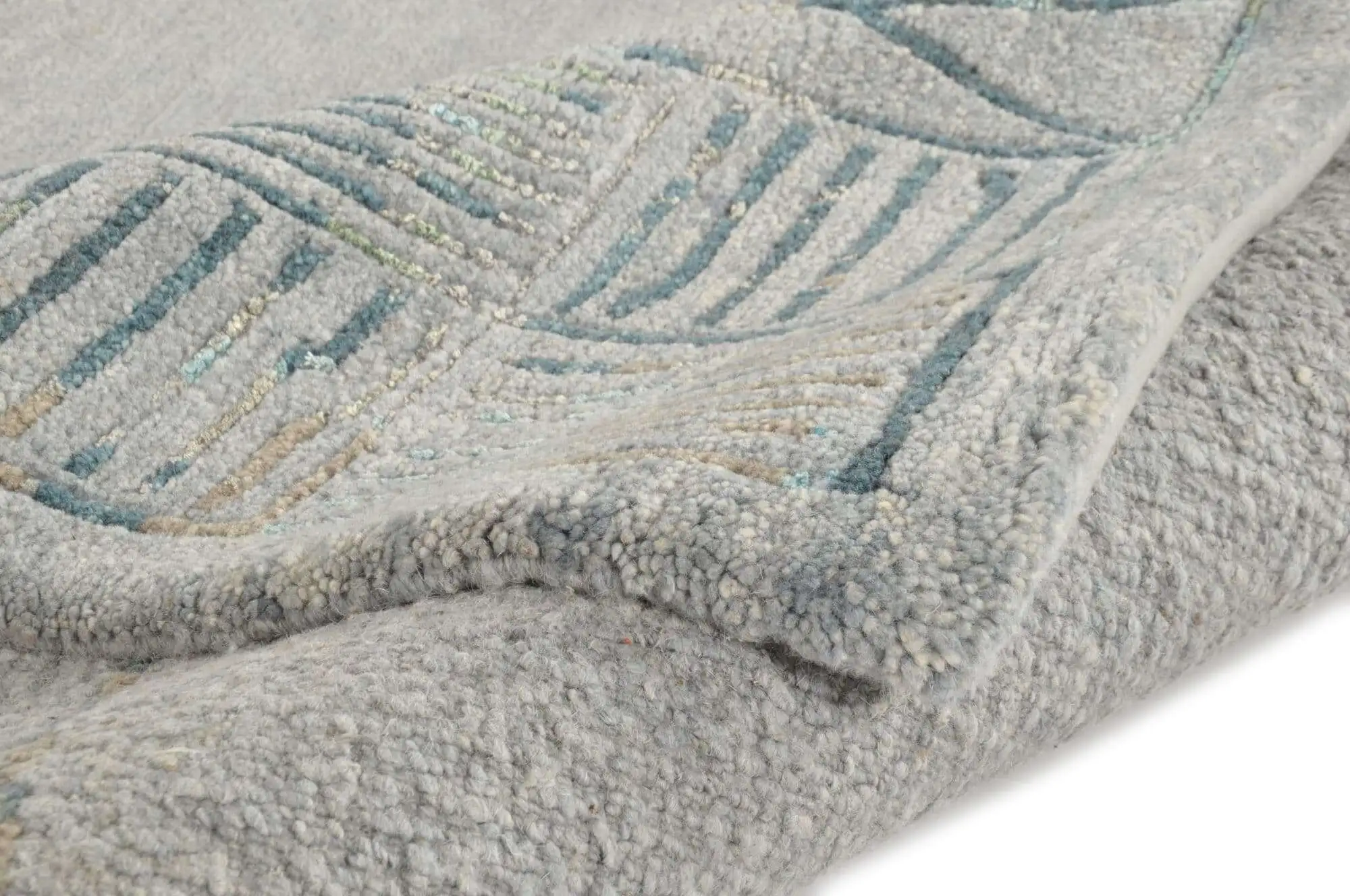 Talonga-Silk Nepalteppich aus 100% Schurwolle ca. 166x240 cm