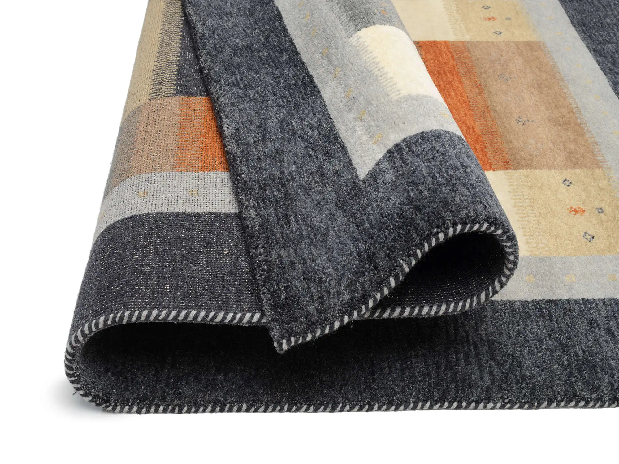 Teppich Intense Sona Gabbeh Design Handgeknüpft Schurwolle
