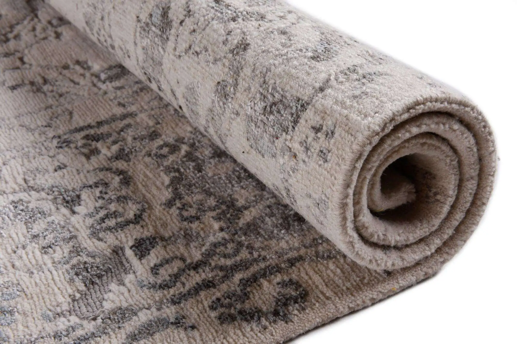 Nepal Teppich Patan Alo 30/10 Seide Wolle Design 244x303cm