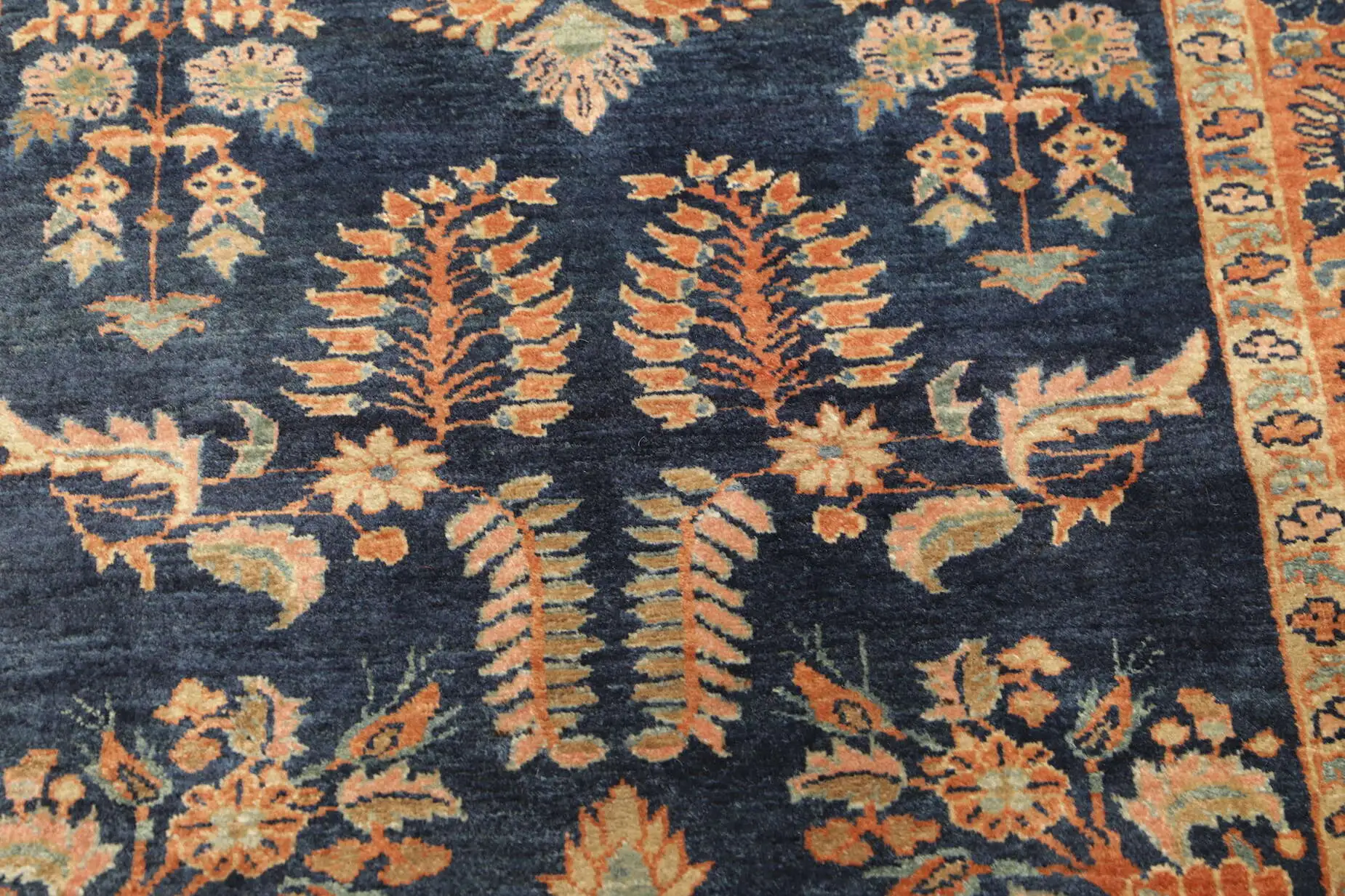 Teppich Sarough Antik ca 080x147cm Handgeknüpft