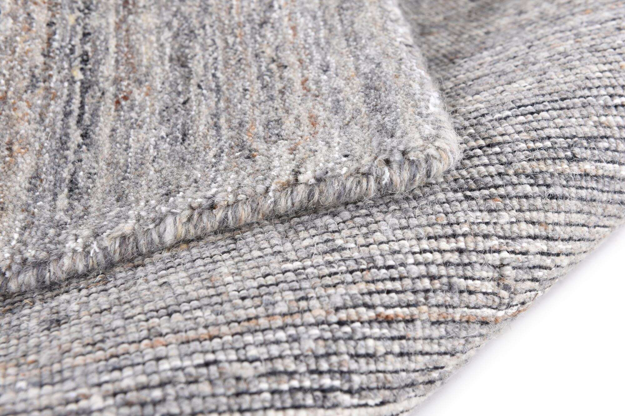 Naturteppich San Diego Meliert Schurwolle Viskose