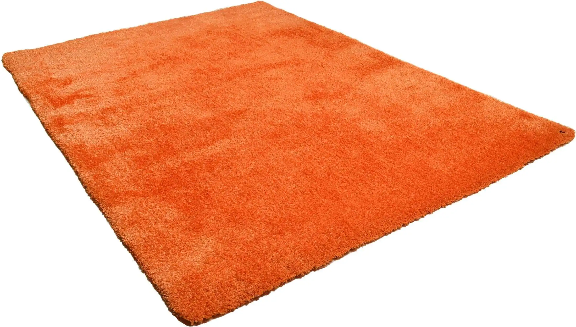 Soft uni orange Kuschelteppich Teppich Uni