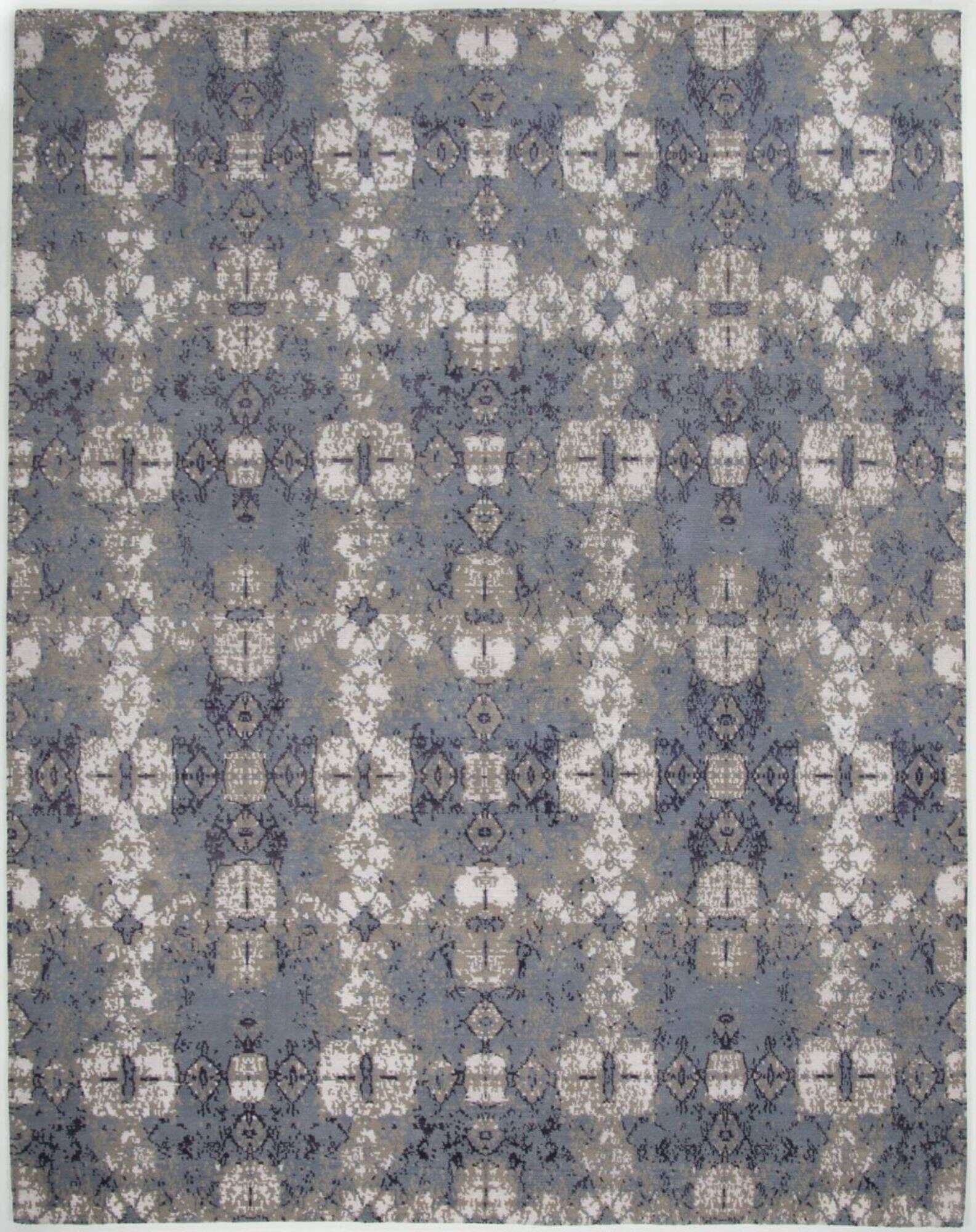 Nepal Teppich Jabu Silk 30 Wolle Seide Design Teppich 246x308cm