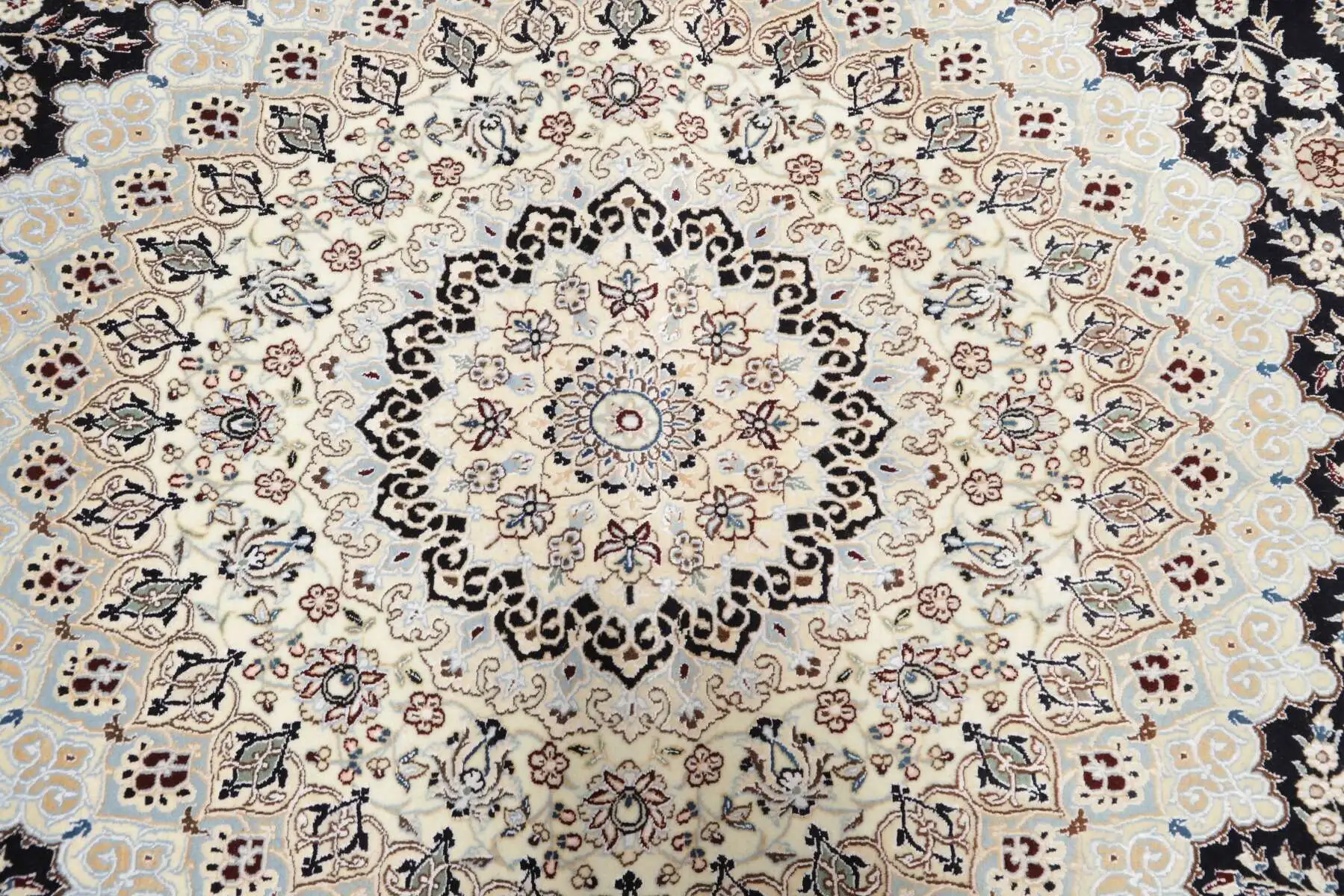 Teppich Nain 6La 300x400cm Persien Wolle Seide