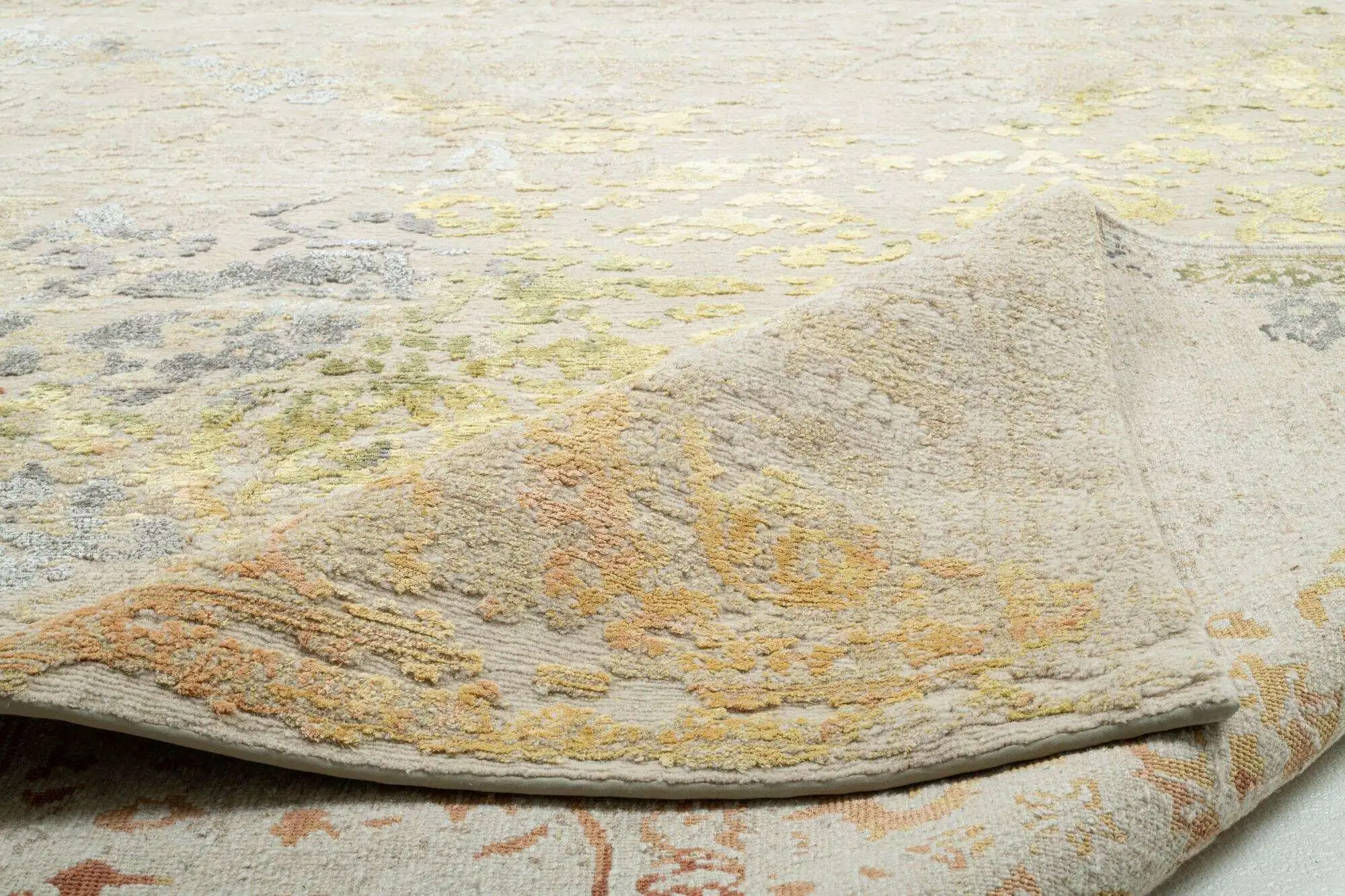 Nepal Teppich Jabu Silk 30 Wolle Seide Design 170x240cm