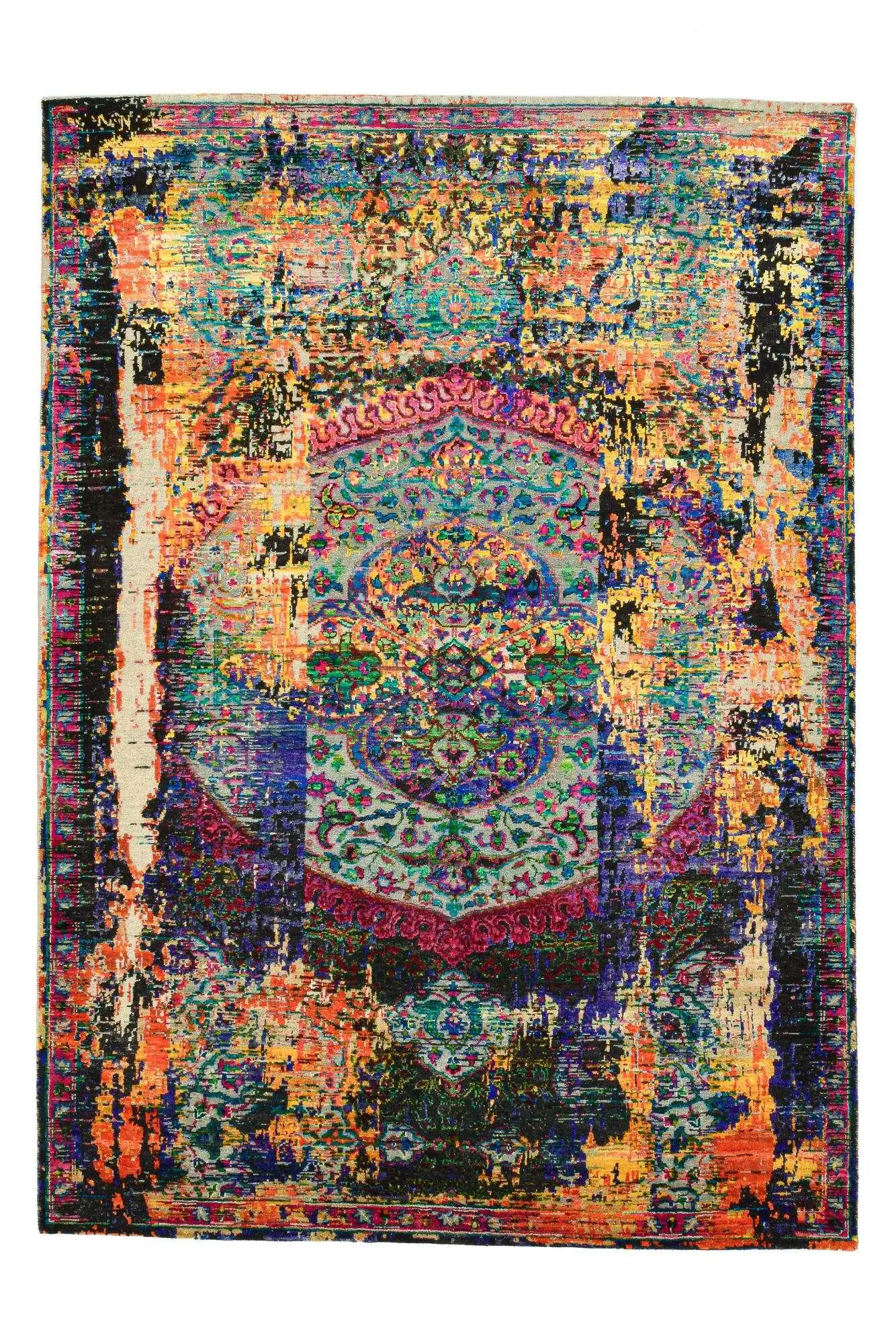  Teppich Sari Superior Orient Handgeknüpft im Wunschmaß