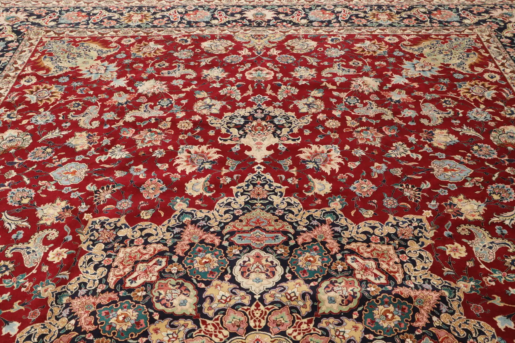 Teppich Persien 340x521cm Täbriz 60 Persischer Teppich fein
