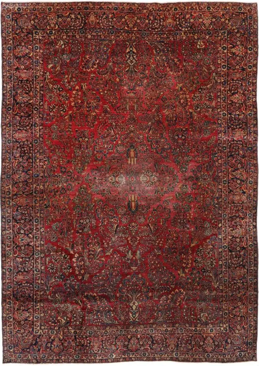 Teppich Sarough Übergröße 315x415 cm Semi-Antik um 1920