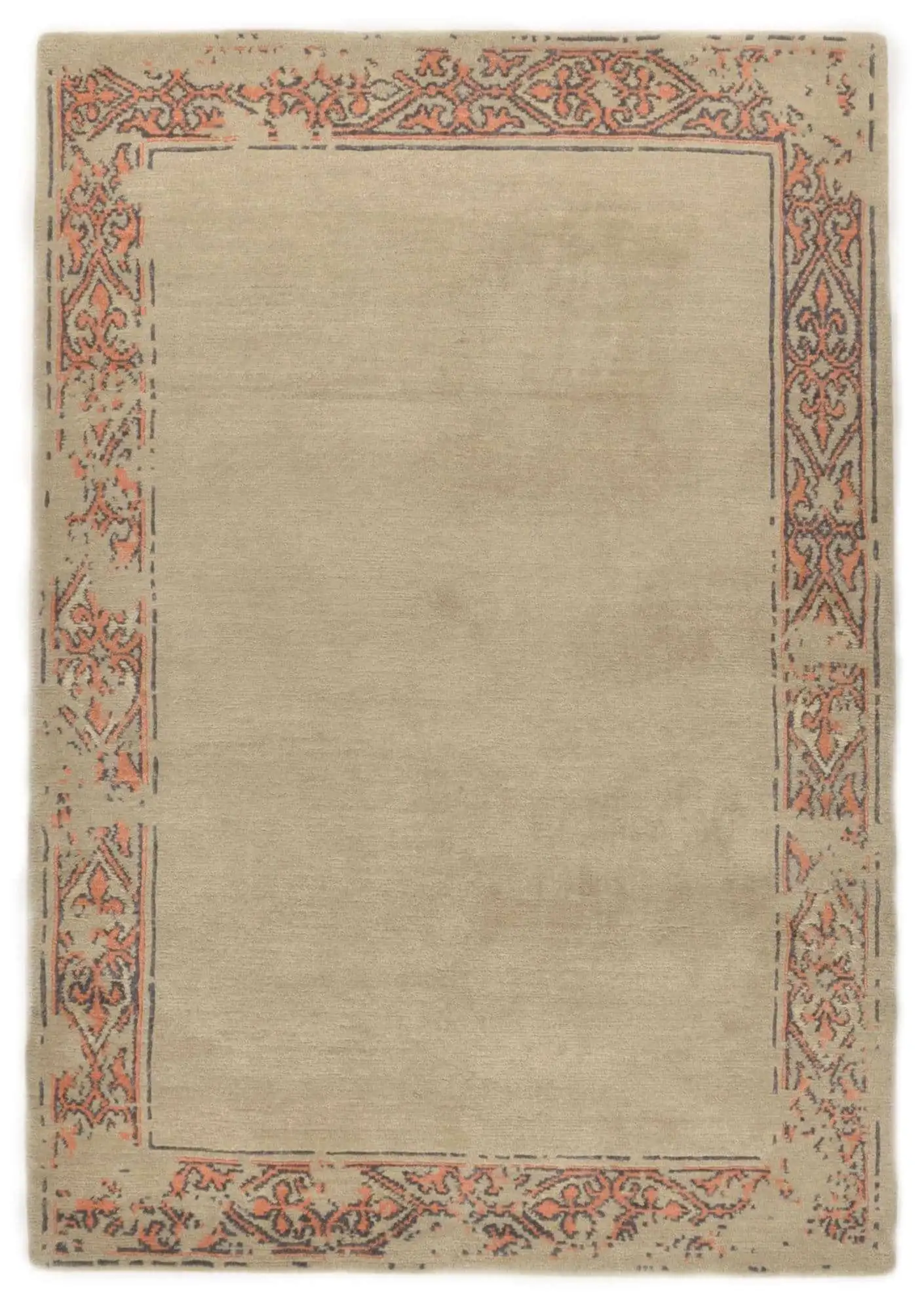 Talonga-Silk Nepalteppich ca: 162 x 233 cm Handgeknüpft