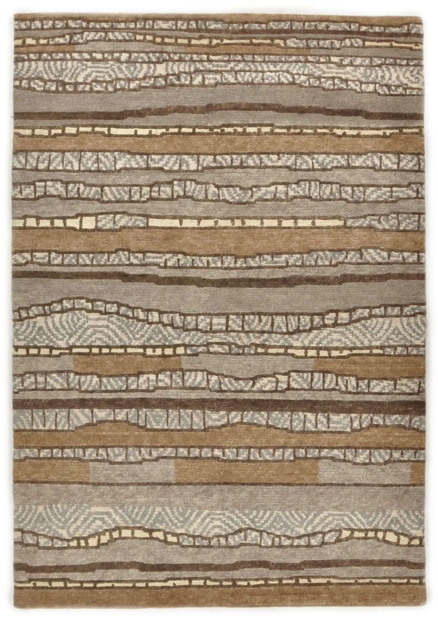 Handgeknüpfter Nepalteppich Talonga-Silk ca. 164x240 cm