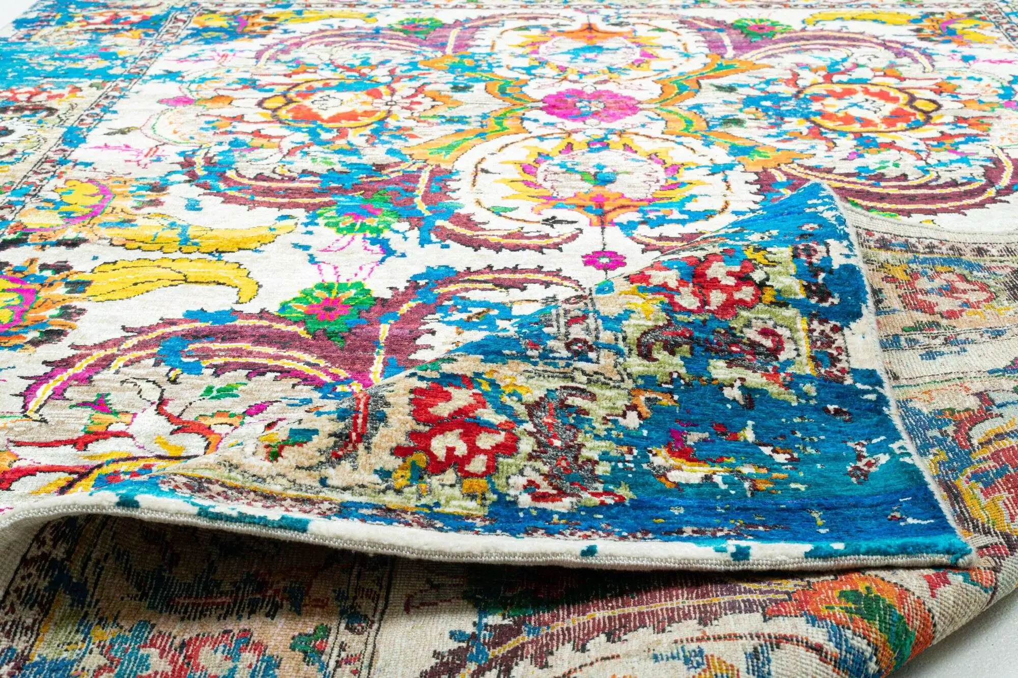 Sari Superior 167x239cm Teppich Orient Handgeknüpft Design