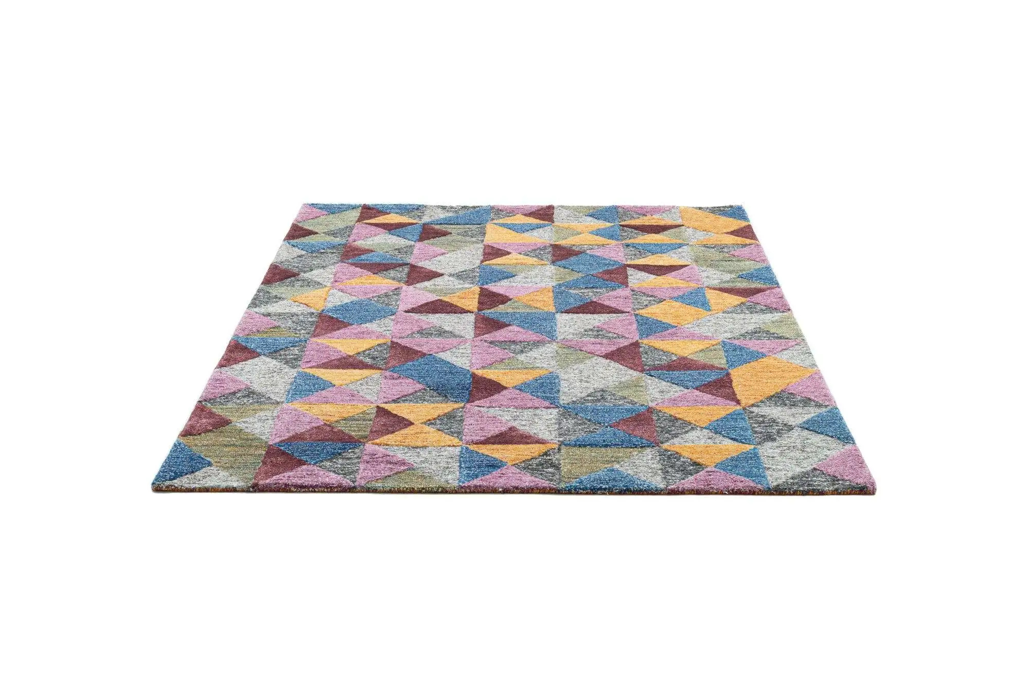 Teppich Modern Handtuft 160x230 cm Wolle und Viskose Wohnteppiche