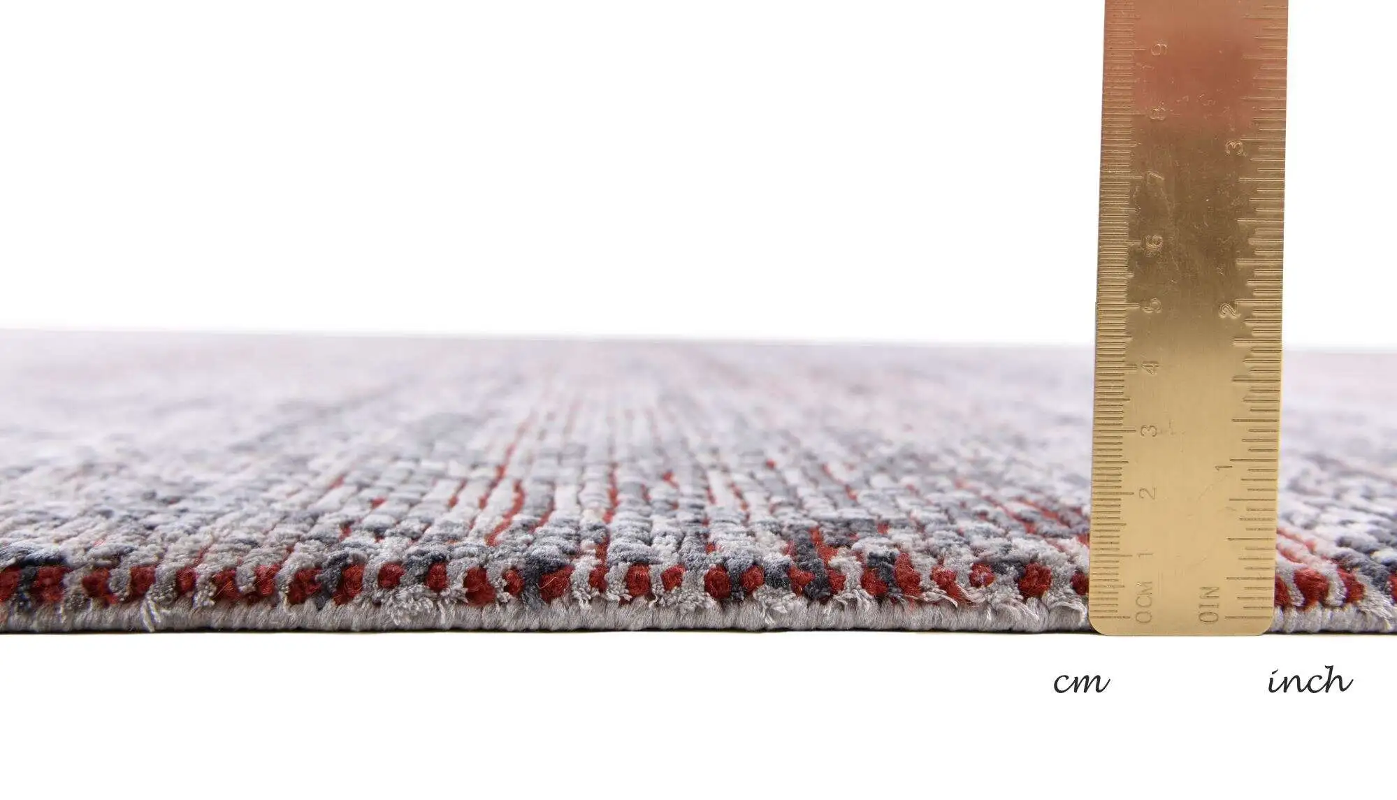 Nepal Teppich Rib Eye Silk 60 Design Seide Wolle 142x201 cm