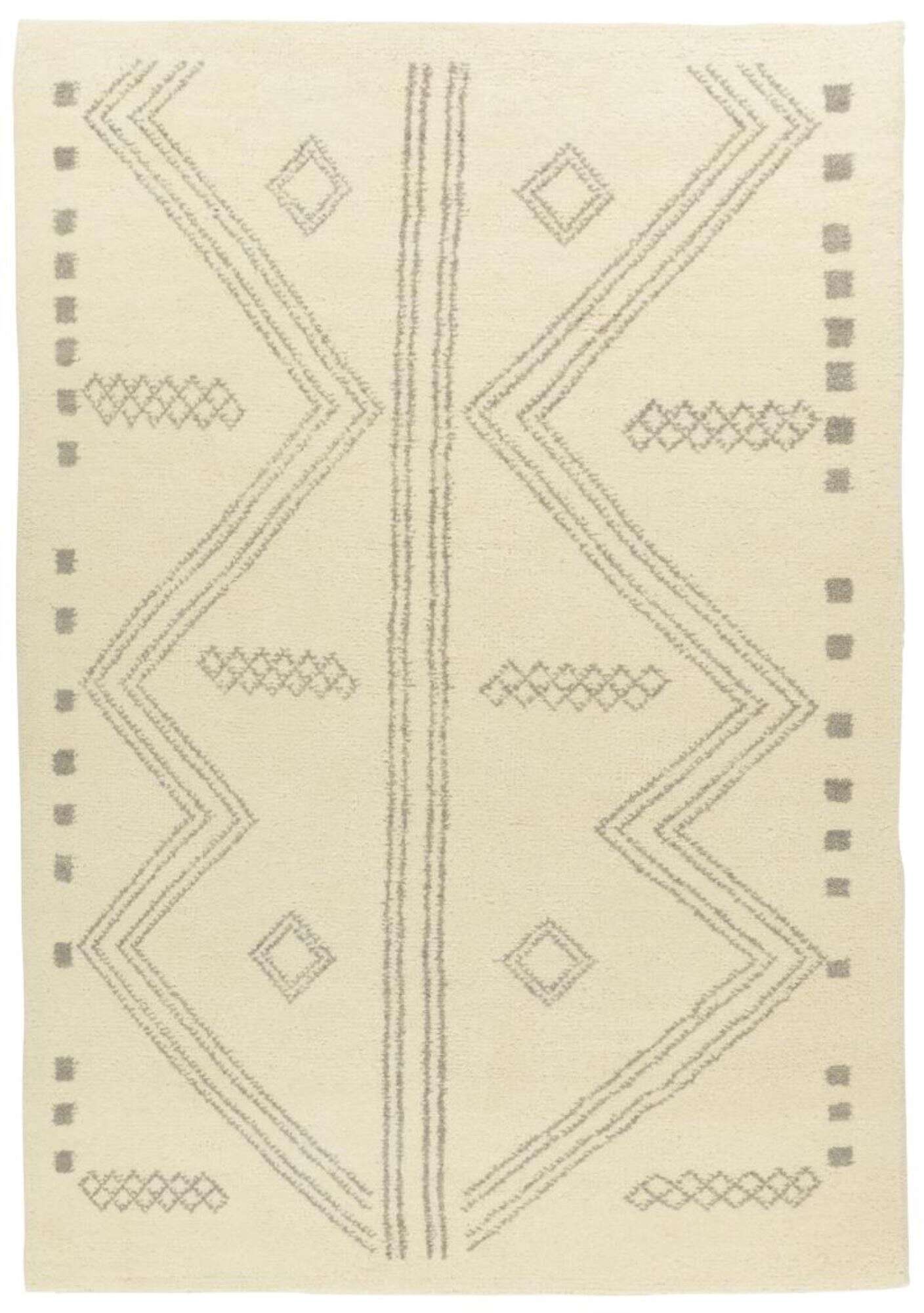 Berber Teppich Zarbia 170x240cm Handgeknüpft Teppich Marokko