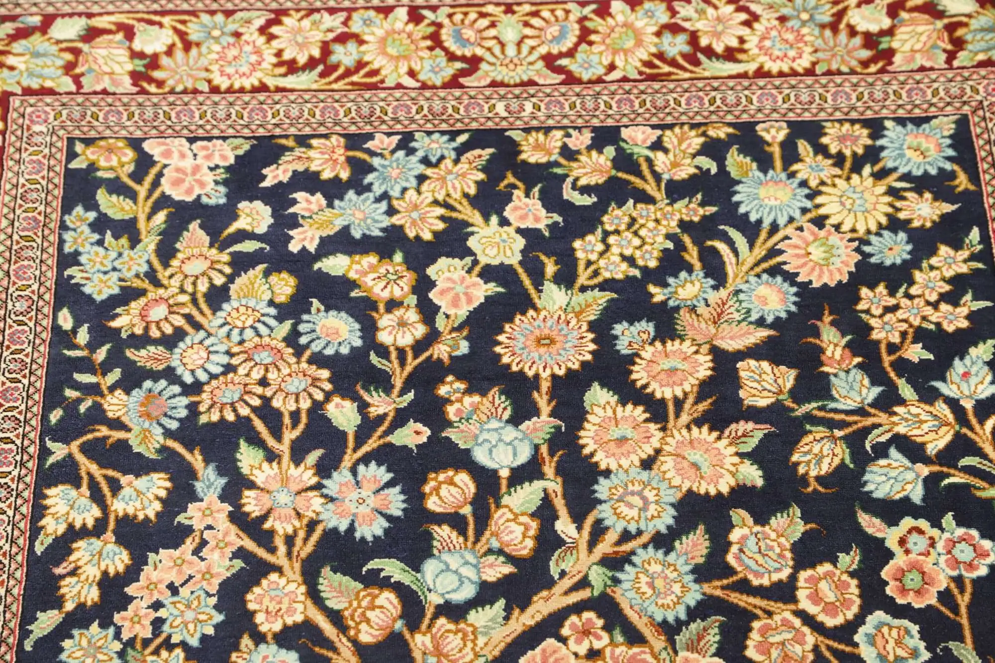 Ghom Teppich aus 100% Seide ca. 80x120 cm
