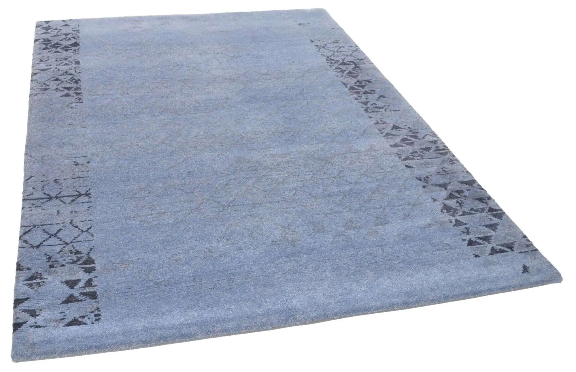 Talonga Silk Nepal-Teppich ca: 165 x 235 cm Handgeknüpft