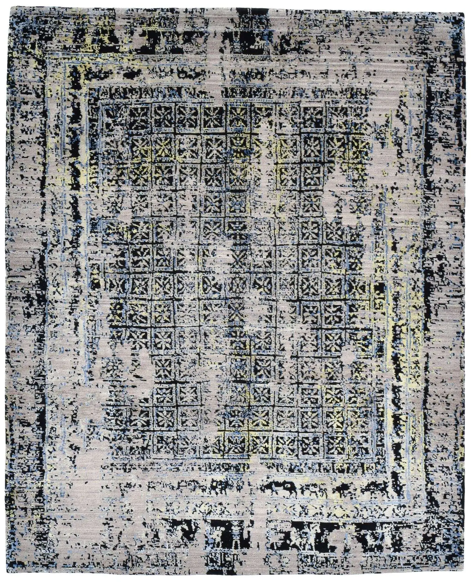 Nepal Teppich Jabu Silk 60 Wolle Seide Design 249x304cm