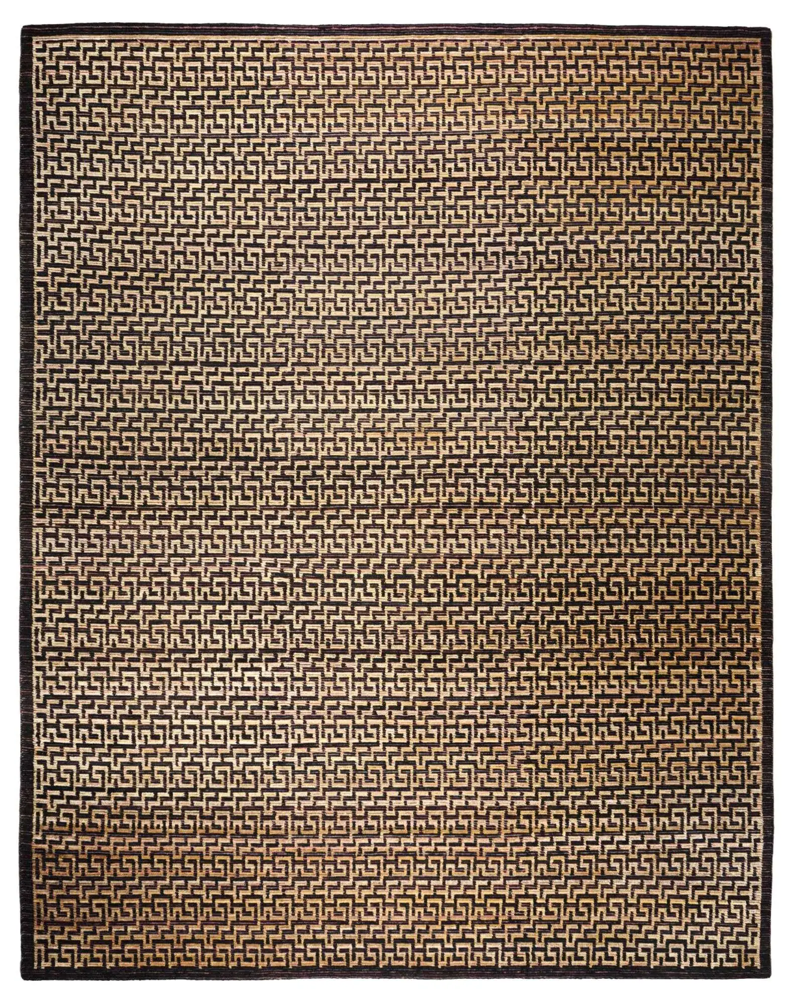 Nepal Teppich One of a Kind Wolle Seide Design 243x308cm
