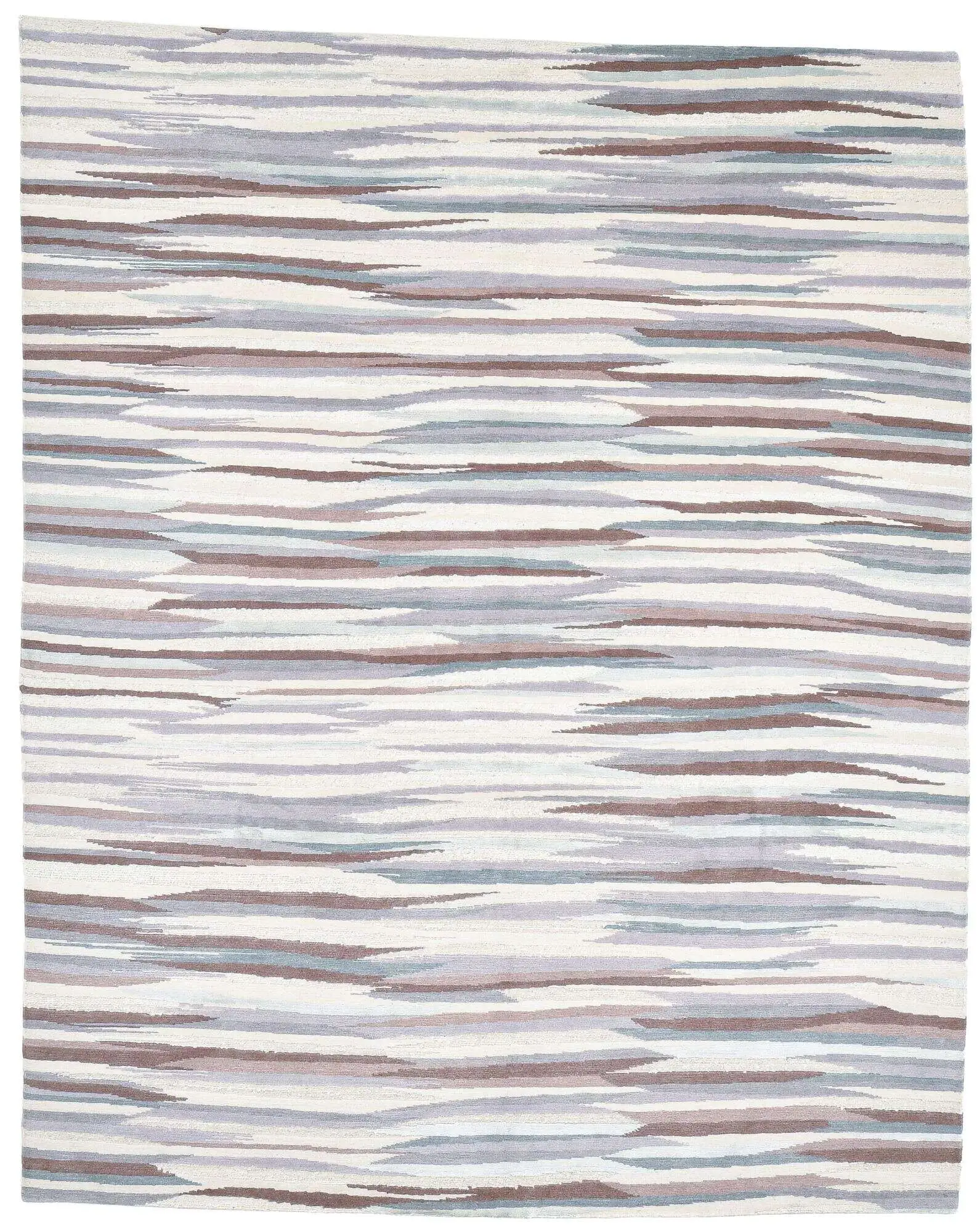 Nepal Teppich Jabu Silk Wolle Seide Design Teppich 246x307cm