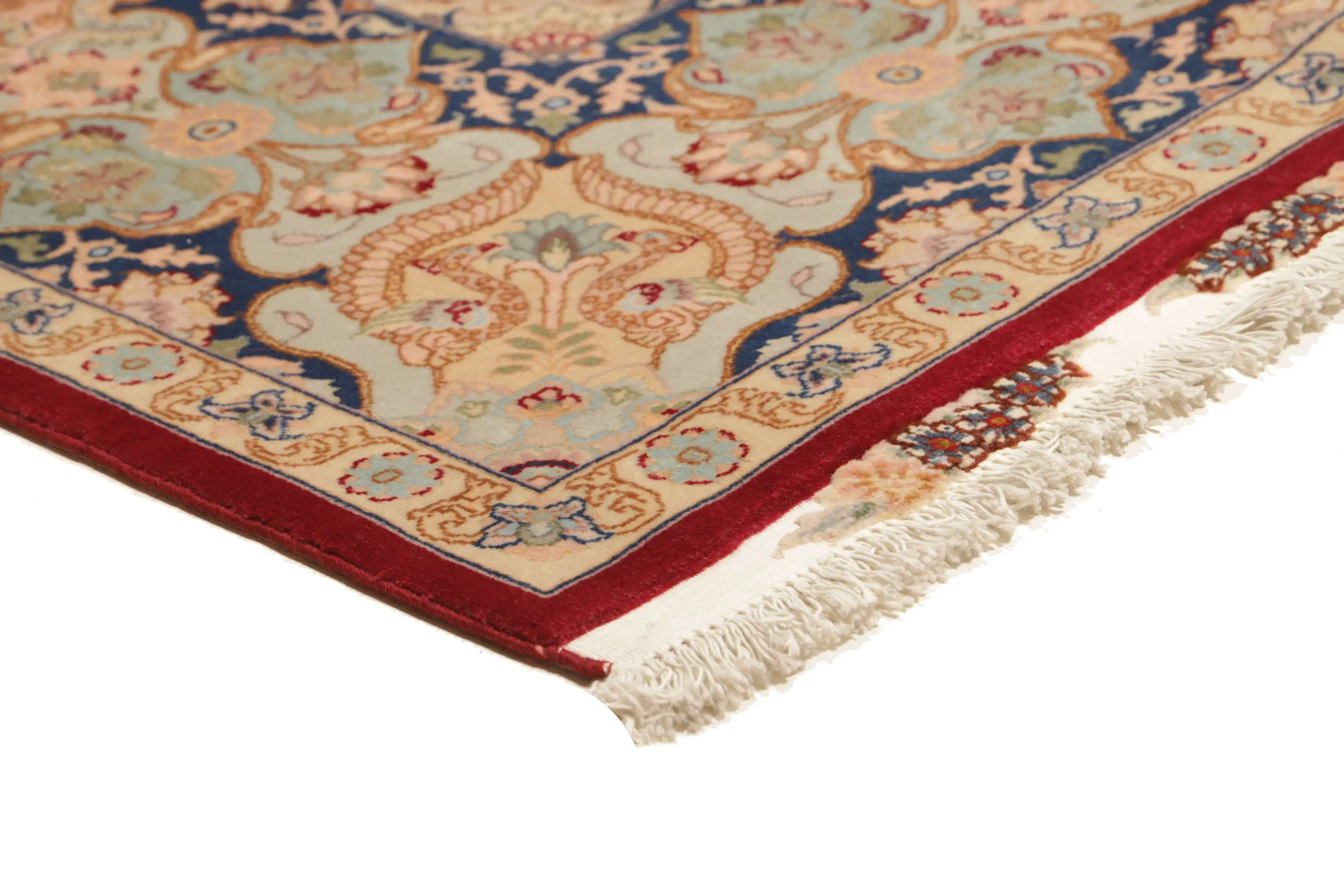 Teppich Persien 201x300cm Täbriz 50 Persischer Teppich Orient fein